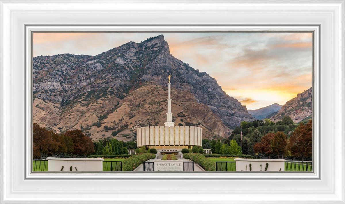 Provo Temple Morning Light