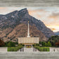 Provo Temple Morning Light