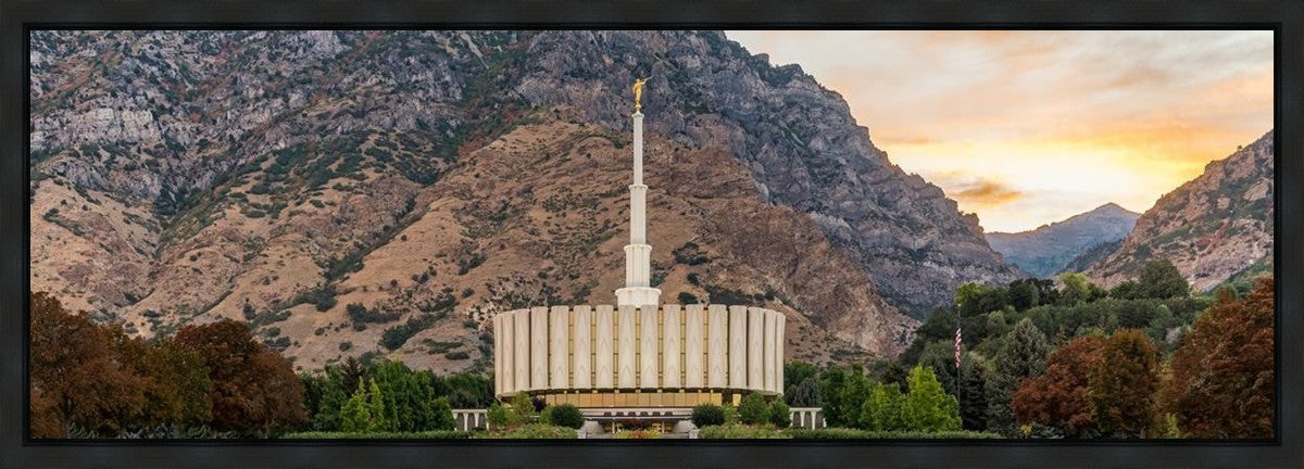 Provo Temple Morning Light Gallery Wrap