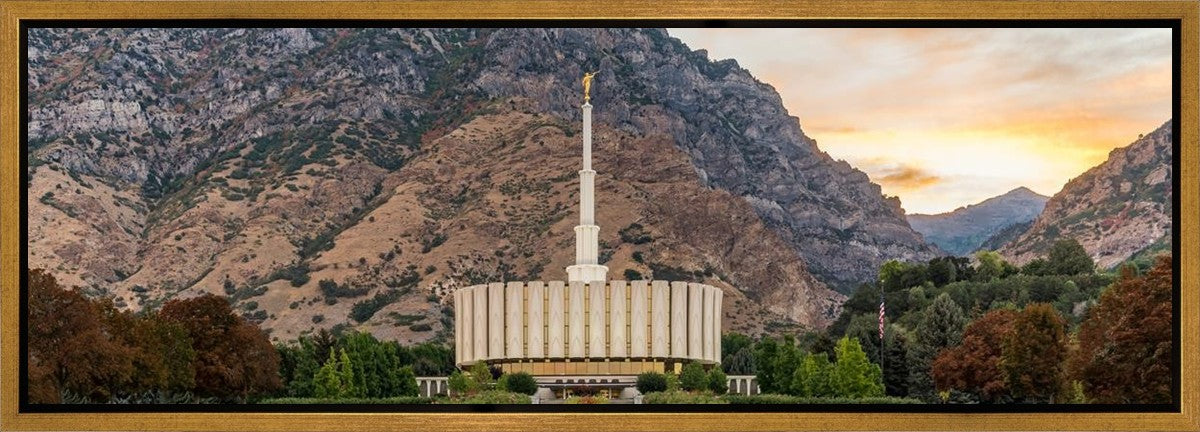 Provo Temple Morning Light Gallery Wrap