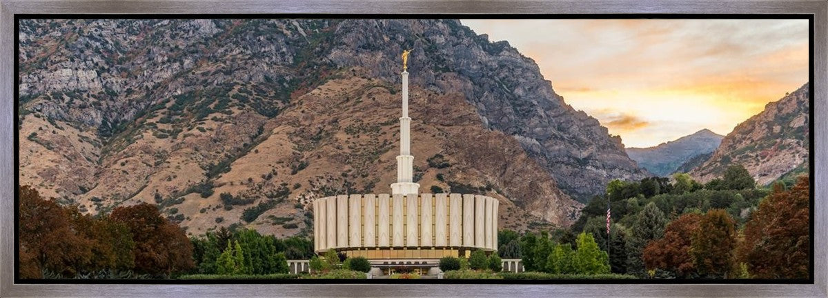 Provo Temple Morning Light Gallery Wrap