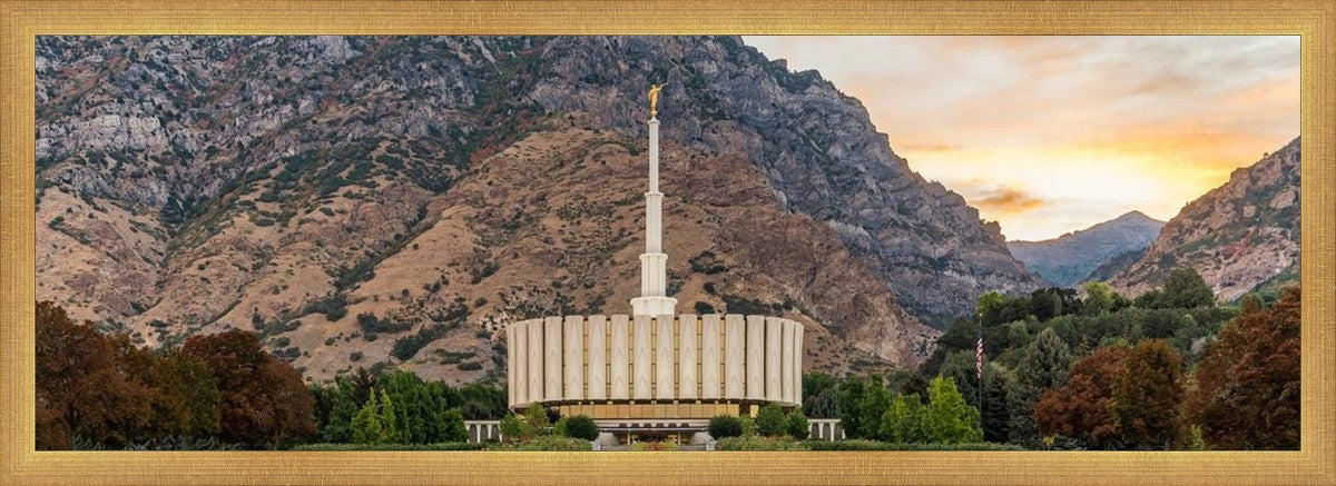 Provo Temple Morning Light