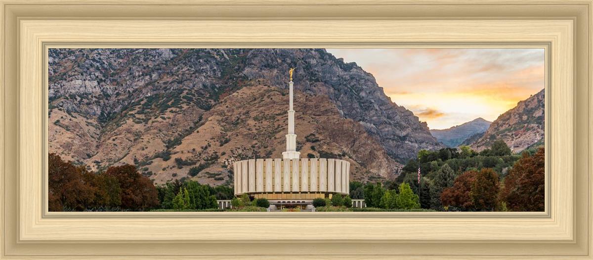 Provo Temple Morning Light