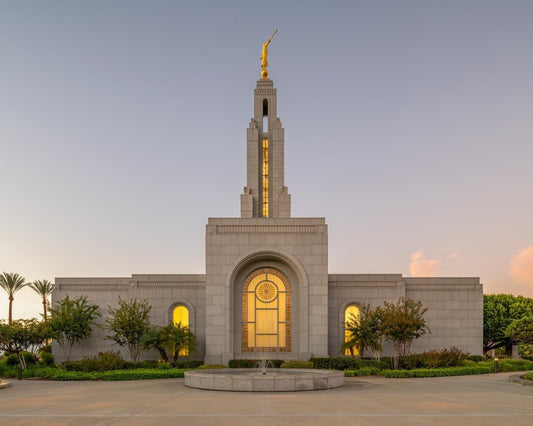 Redlands Temple Eternal Fountain Gallery Wrap