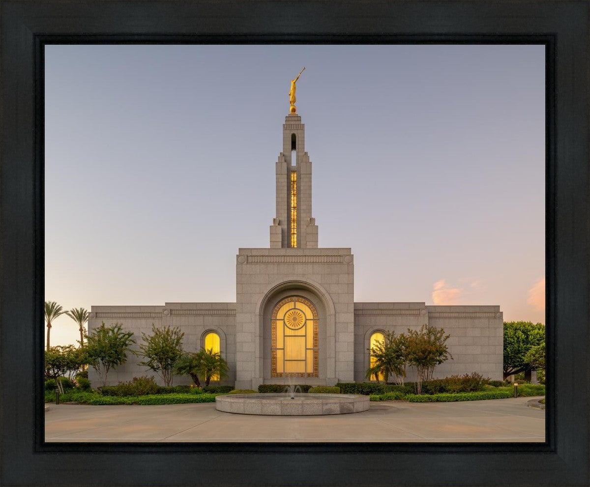 Redlands Temple Eternal Fountain Gallery Wrap