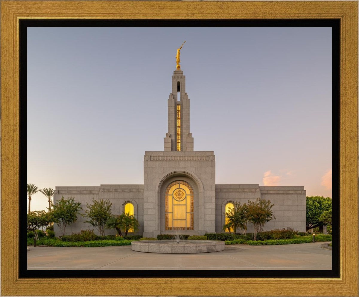 Redlands Temple Eternal Fountain Gallery Wrap