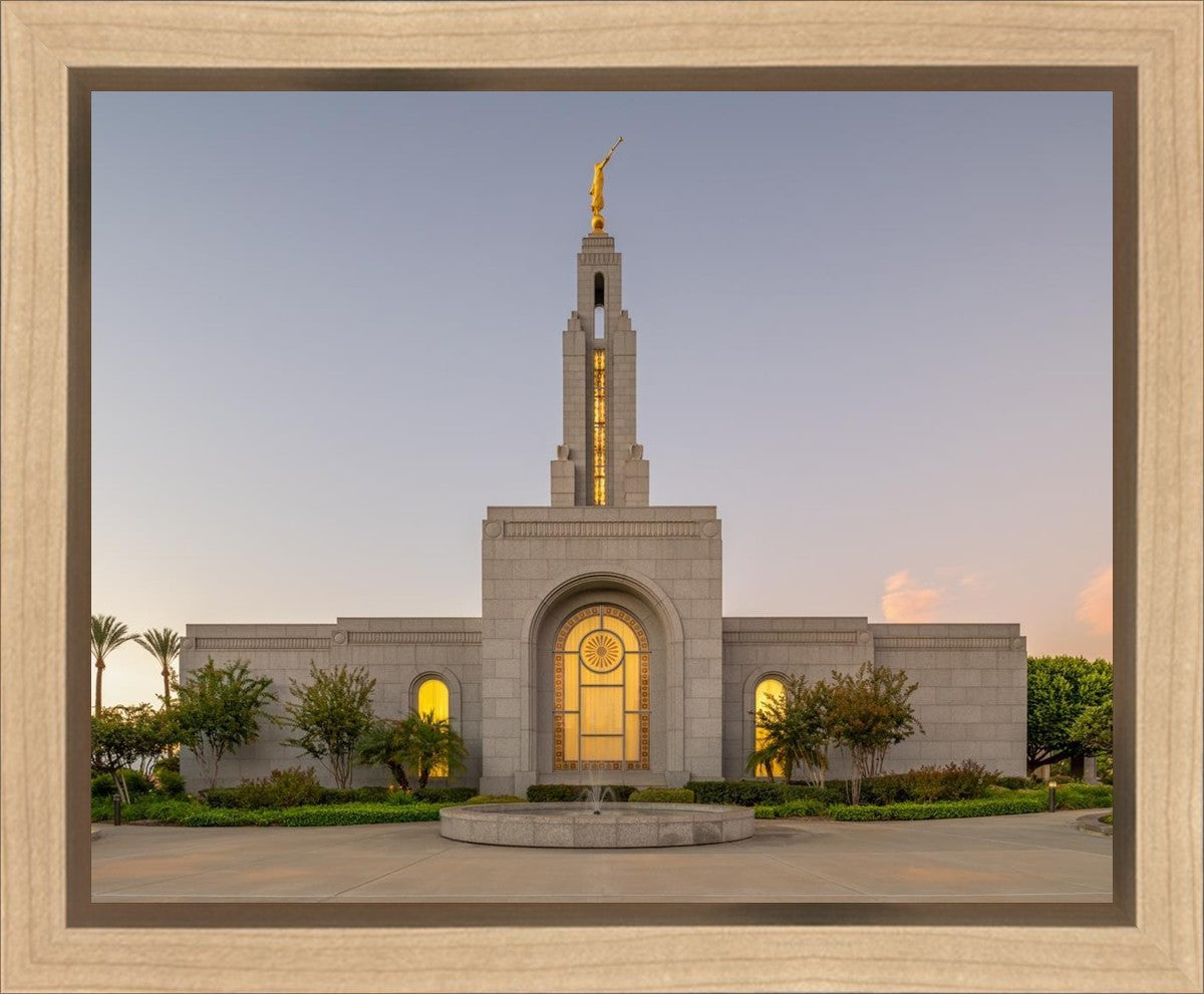 Redlands Temple Eternal Fountain Gallery Wrap