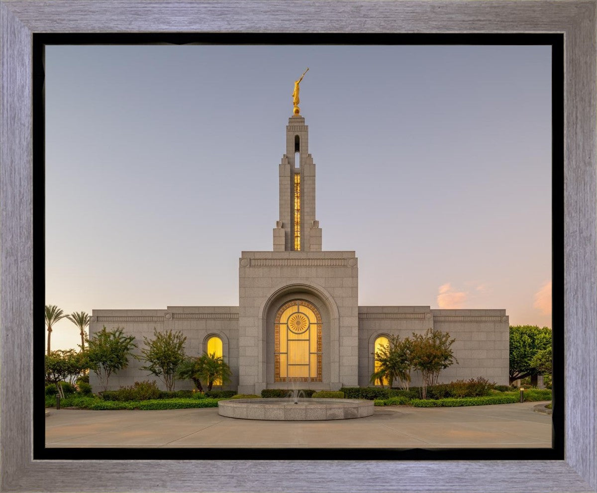 Redlands Temple Eternal Fountain Gallery Wrap
