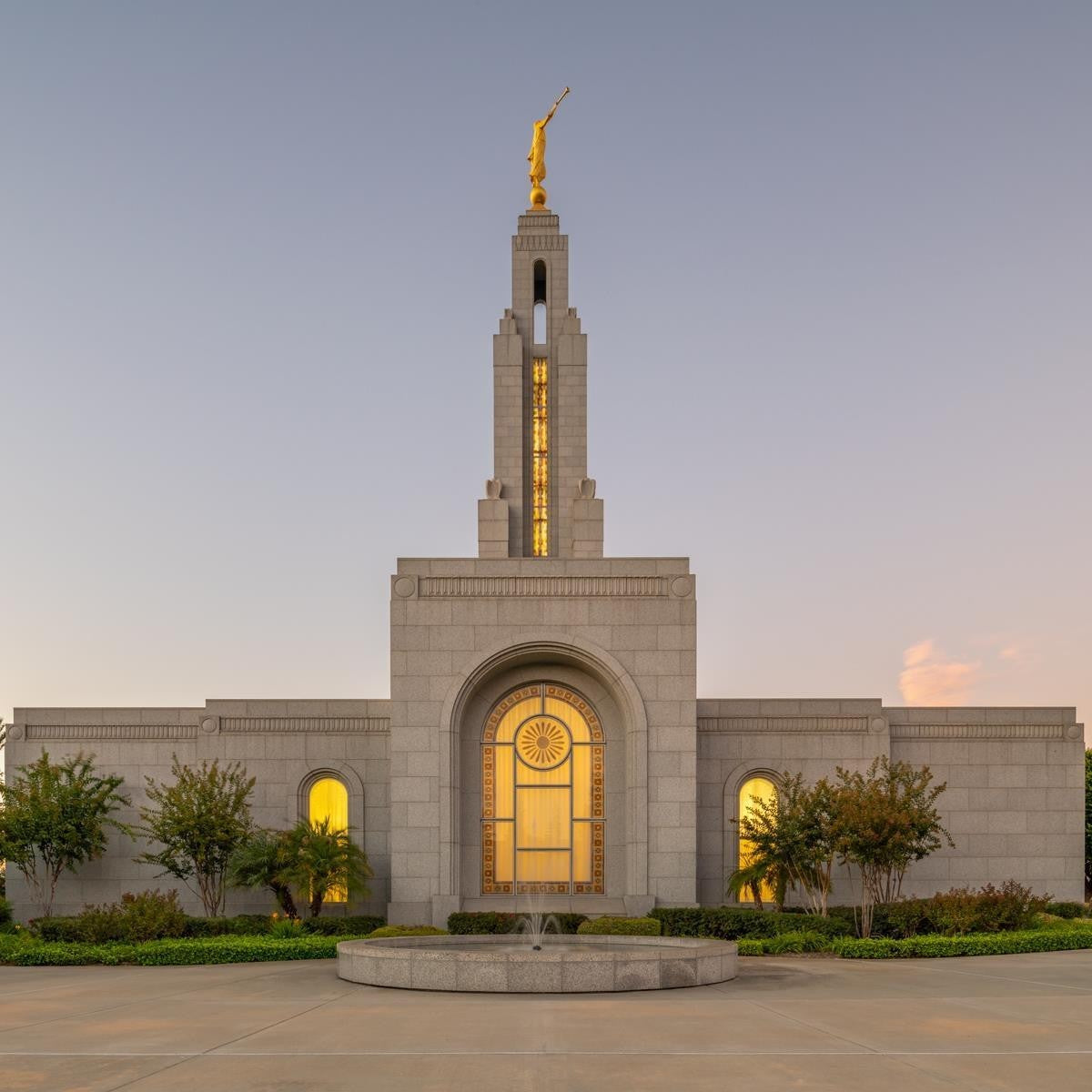 Redlands Temple Eternal Fountain Gallery Wrap