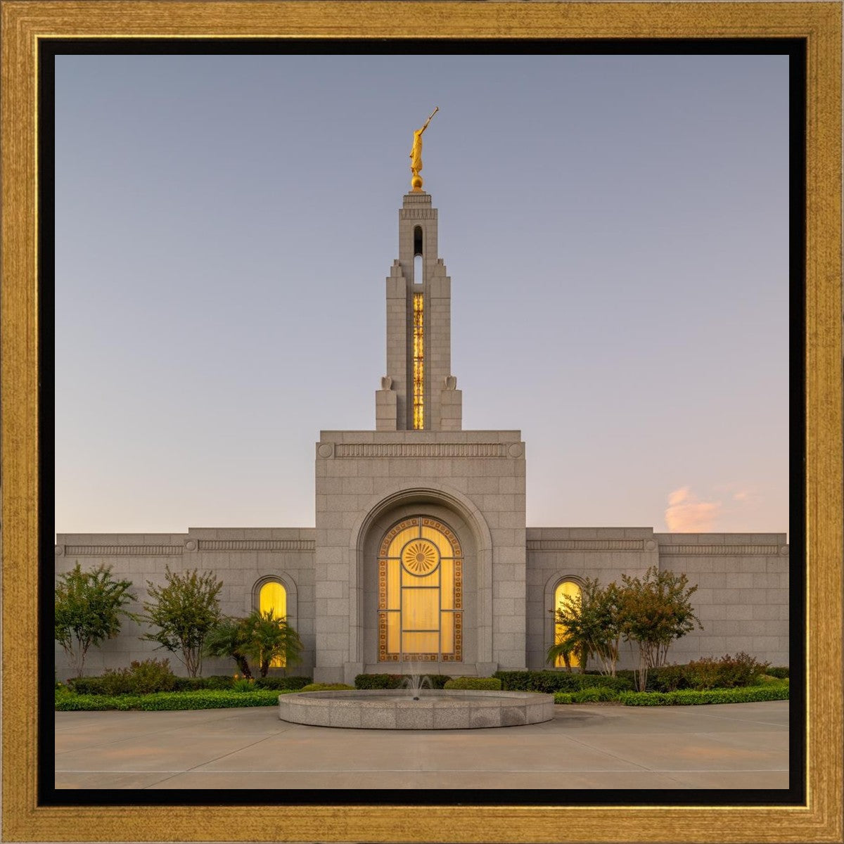 Redlands Temple Eternal Fountain Gallery Wrap