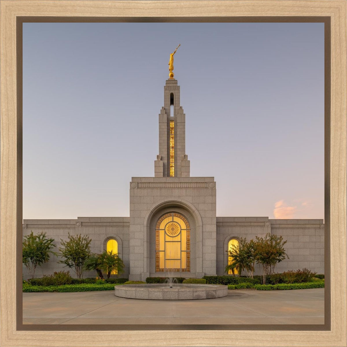 Redlands Temple Eternal Fountain Gallery Wrap