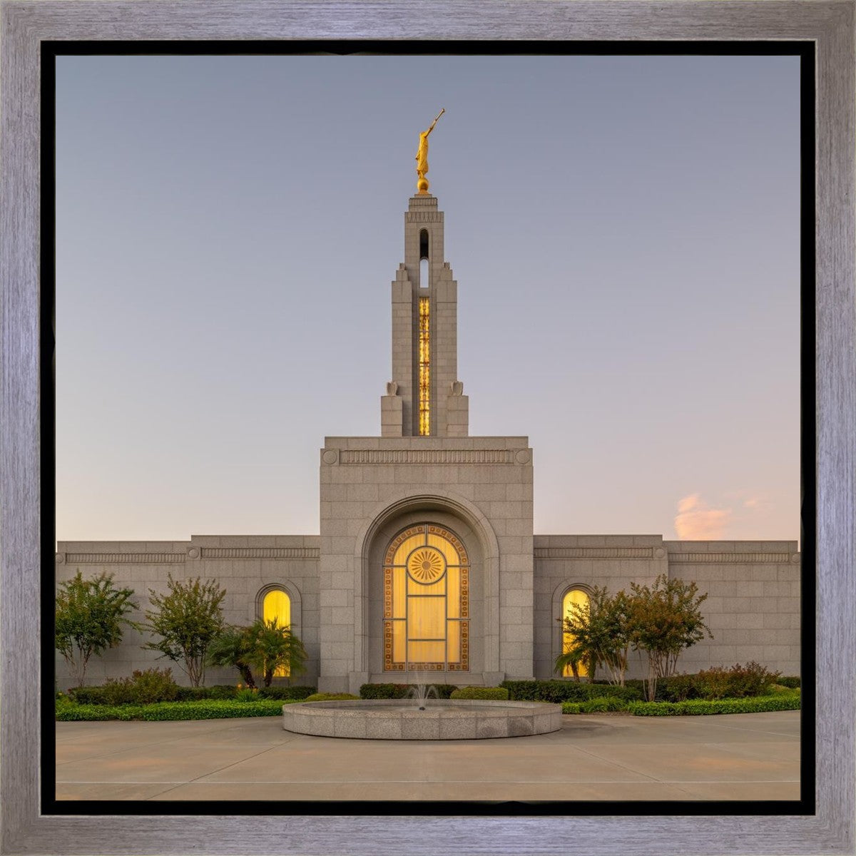 Redlands Temple Eternal Fountain Gallery Wrap