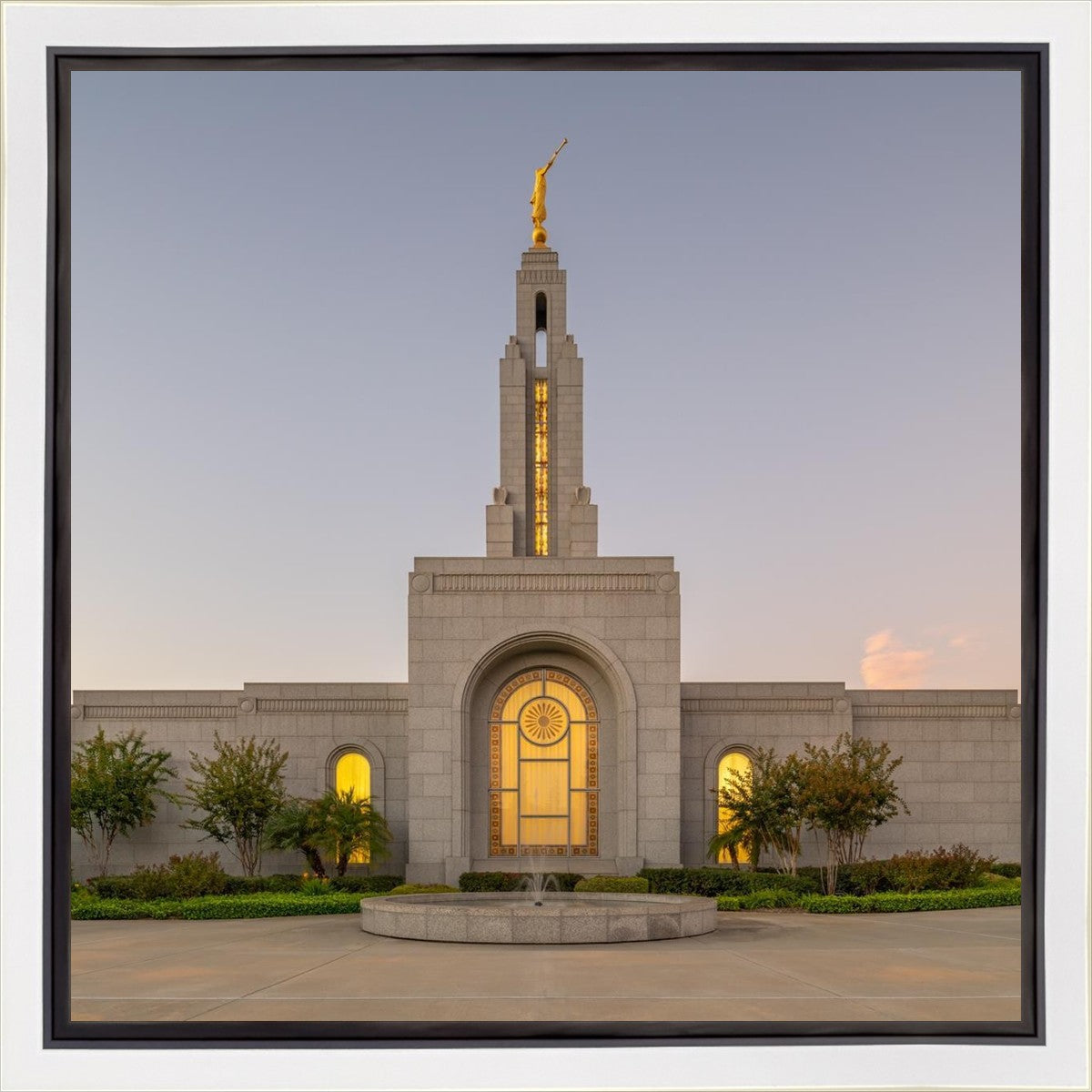 Redlands Temple Eternal Fountain Gallery Wrap