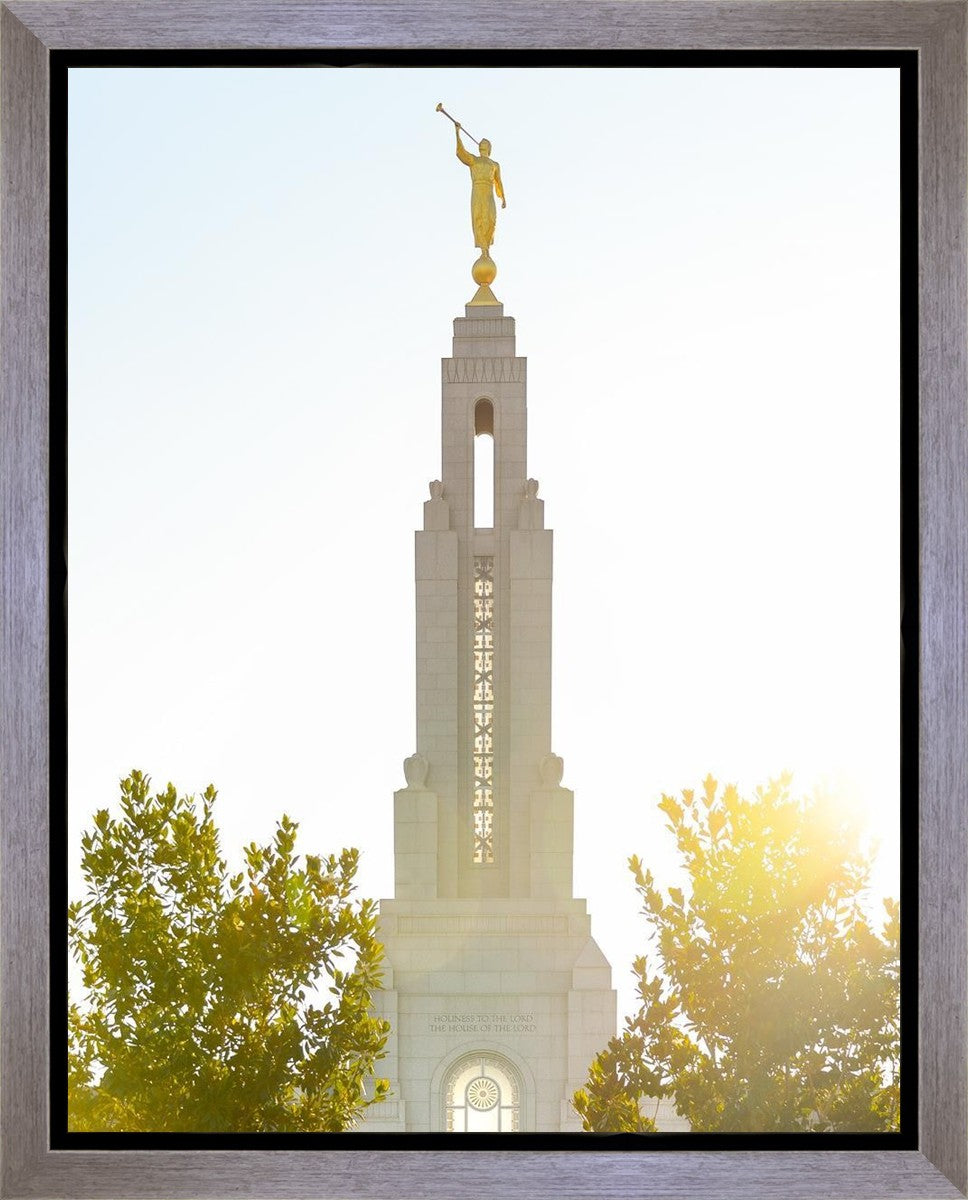 Redlands Temple Heavenly Glow Gallery Wrap