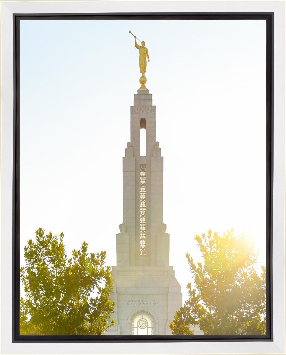 Redlands Temple Heavenly Glow Gallery Wrap
