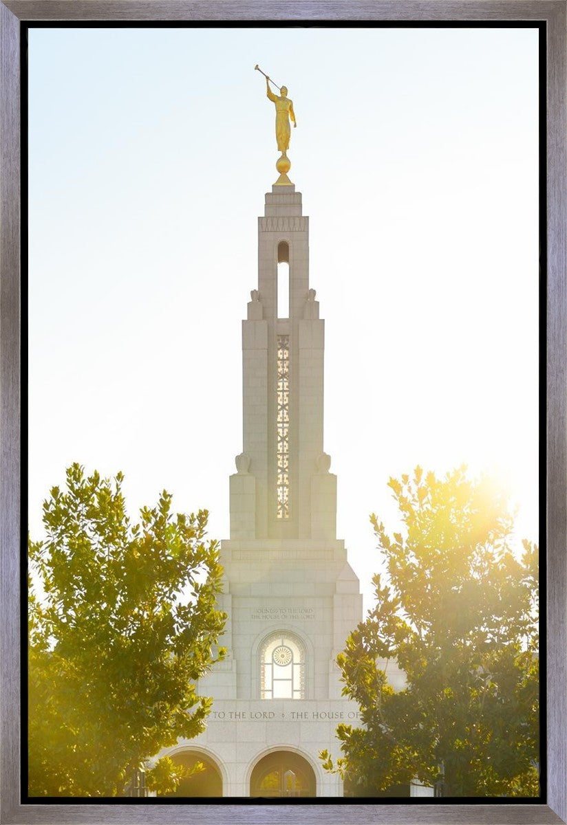 Redlands Temple Heavenly Glow Gallery Wrap