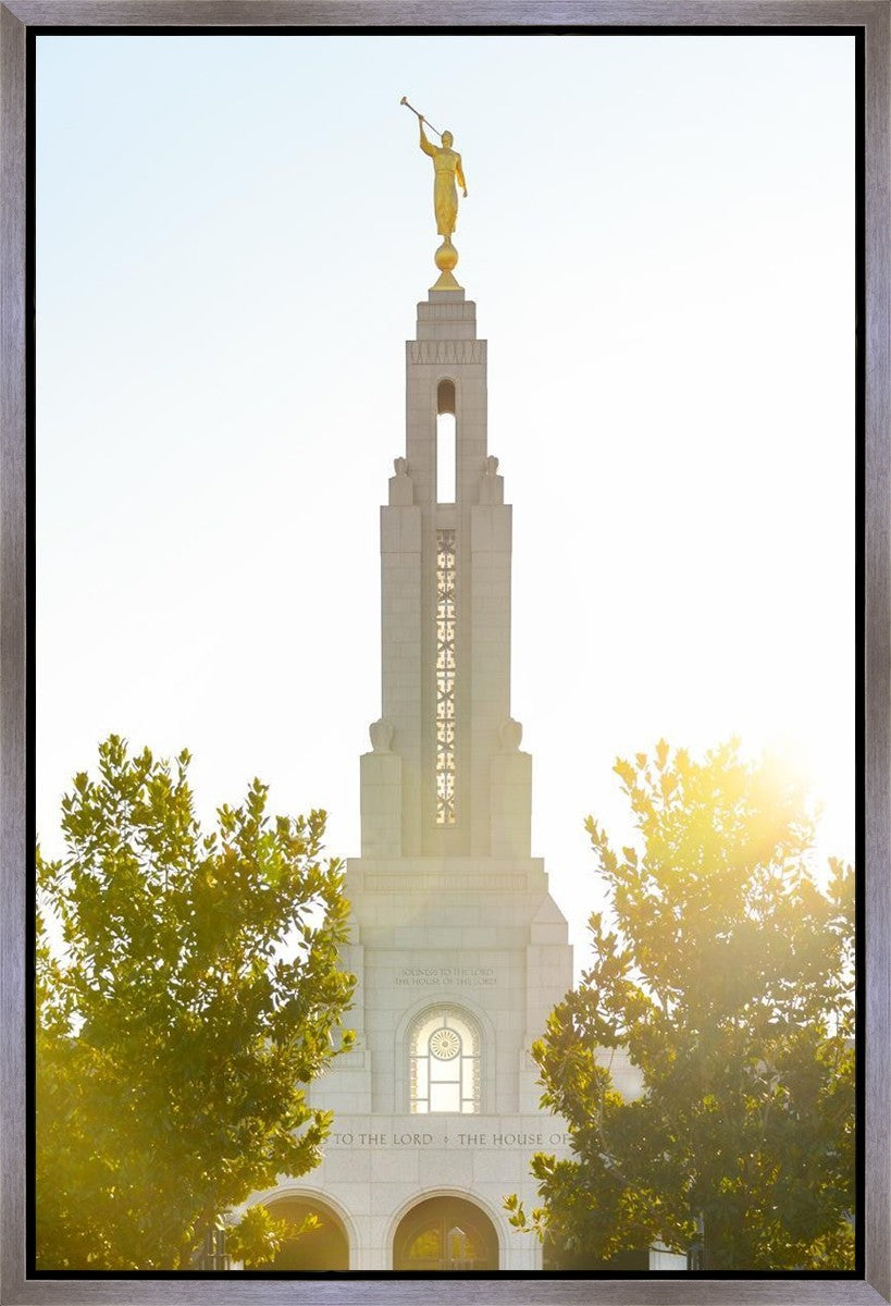 Redlands Temple Heavenly Glow Gallery Wrap