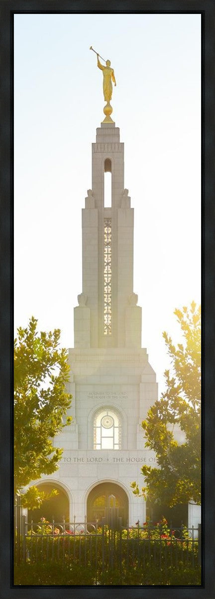 Redlands Temple Heavenly Glow Gallery Wrap