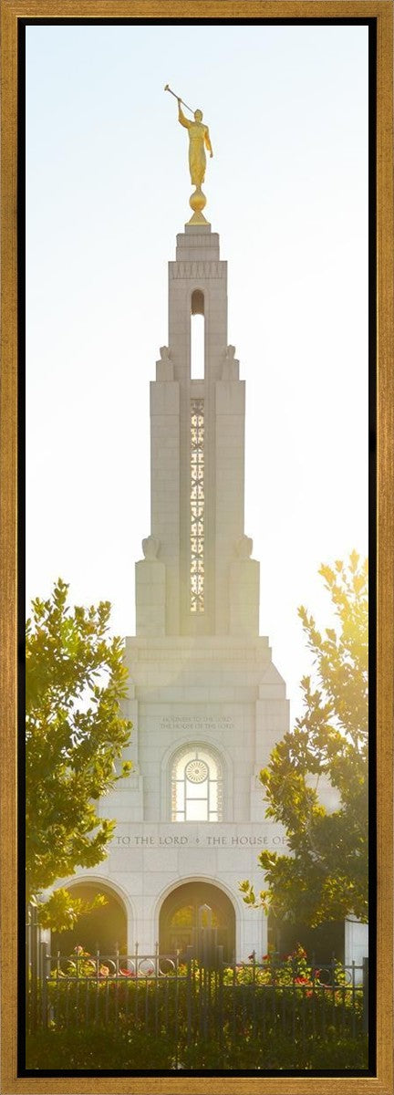 Redlands Temple Heavenly Glow Gallery Wrap