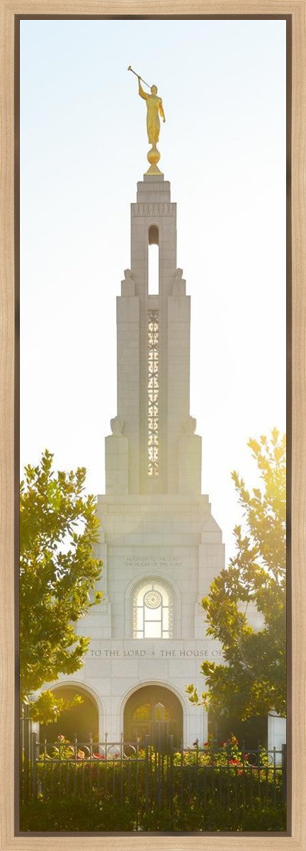 Redlands Temple Heavenly Glow Gallery Wrap