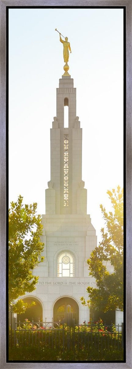 Redlands Temple Heavenly Glow Gallery Wrap