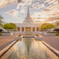 Phoenix Temple Golden Reflections
