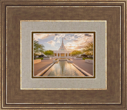 Phoenix Temple Golden Reflections