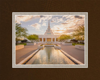 Phoenix Temple Golden Reflections