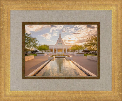 Phoenix Temple Golden Reflections