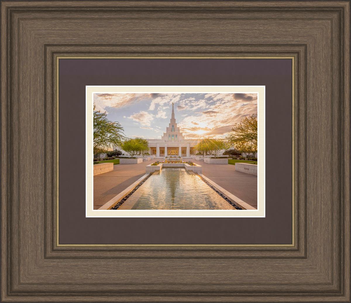 Phoenix Temple Golden Reflections