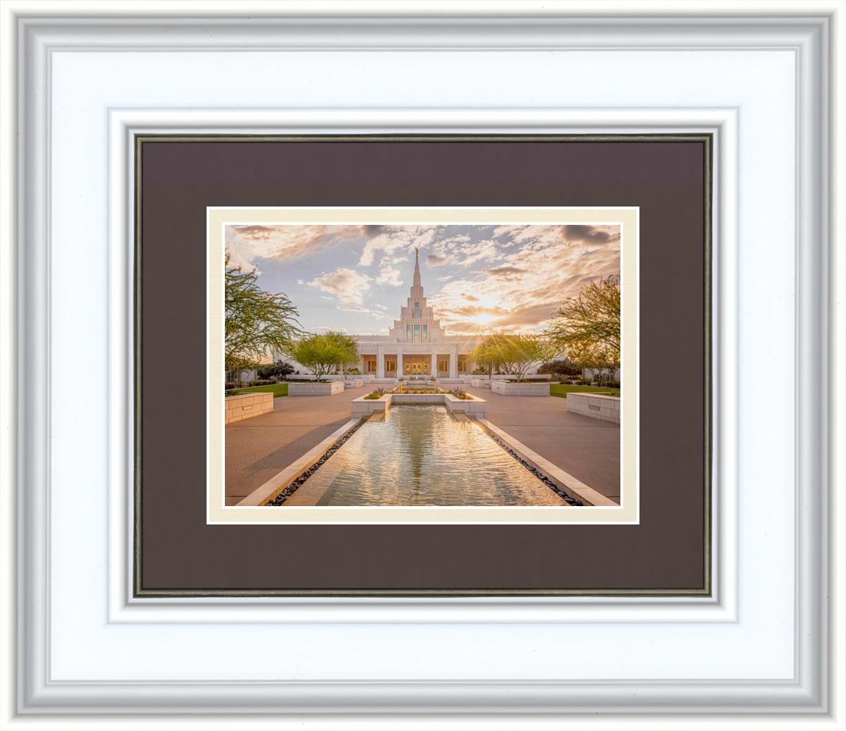 Phoenix Temple Golden Reflections