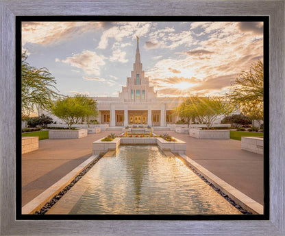 Phoenix Temple Golden Reflections