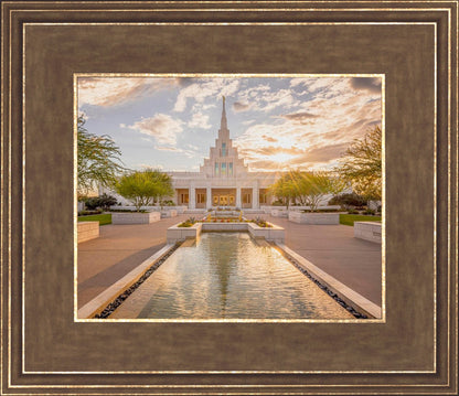 Phoenix Temple Golden Reflections