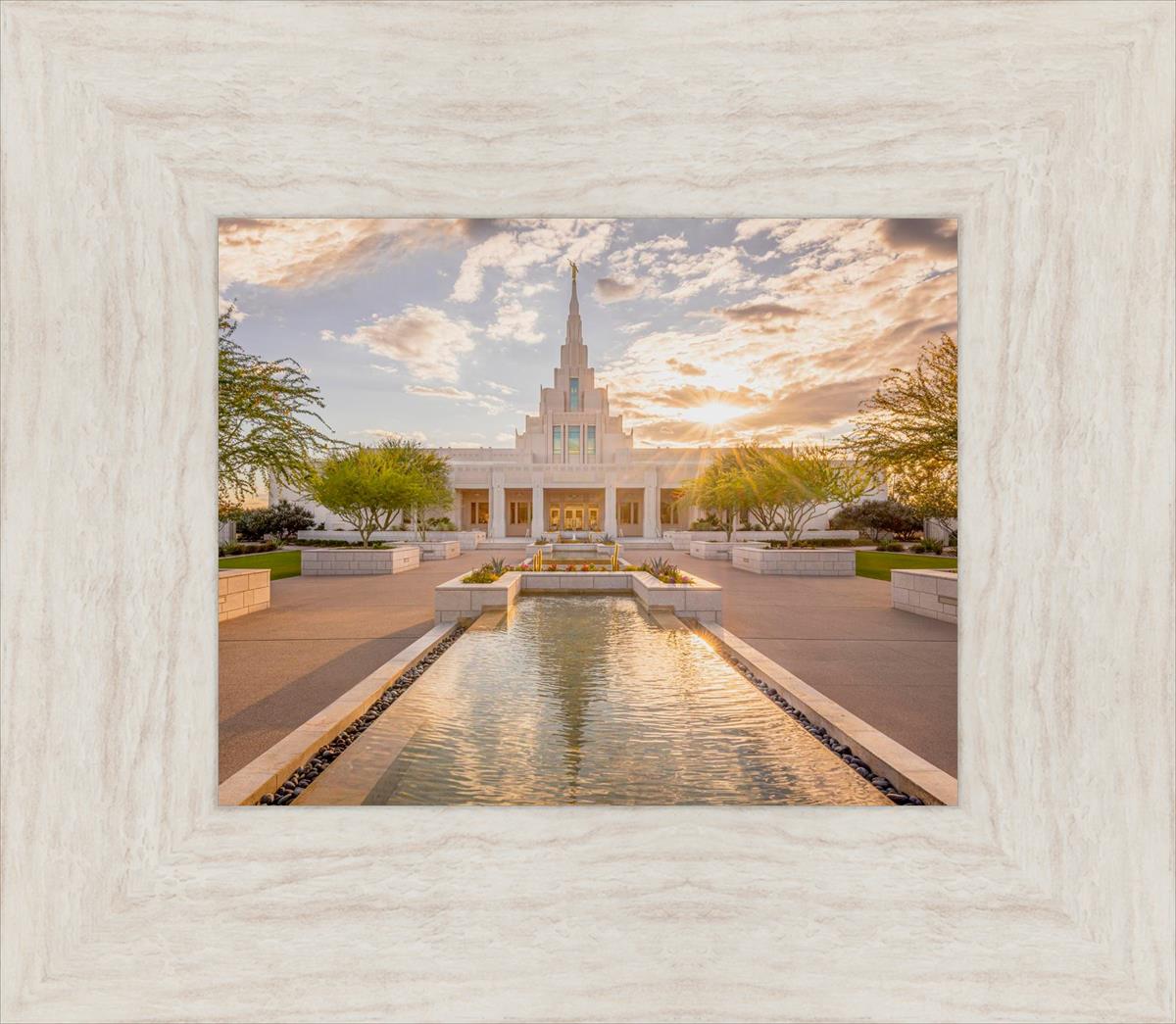 Phoenix Temple Golden Reflections