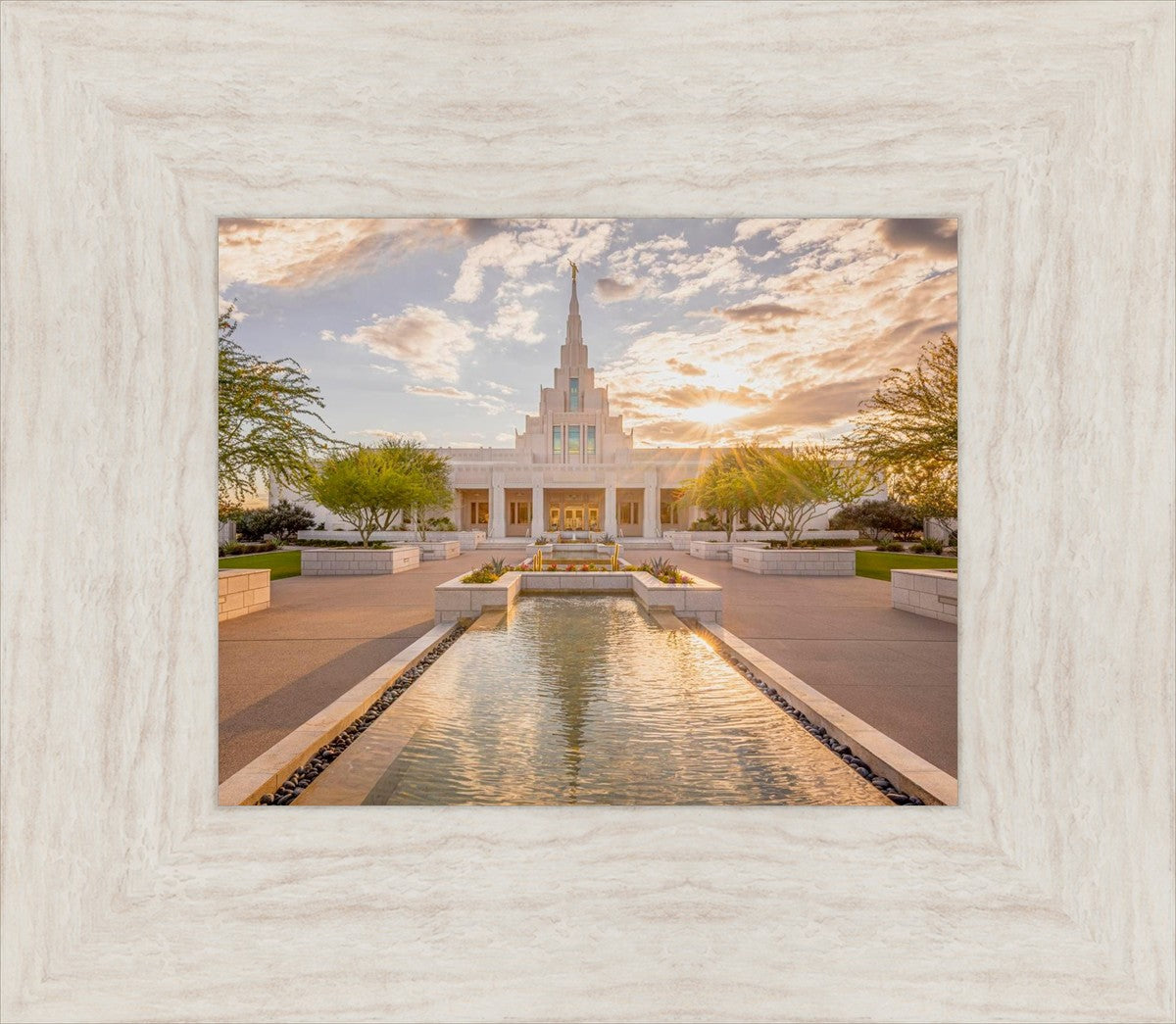 Phoenix Temple Golden Reflections