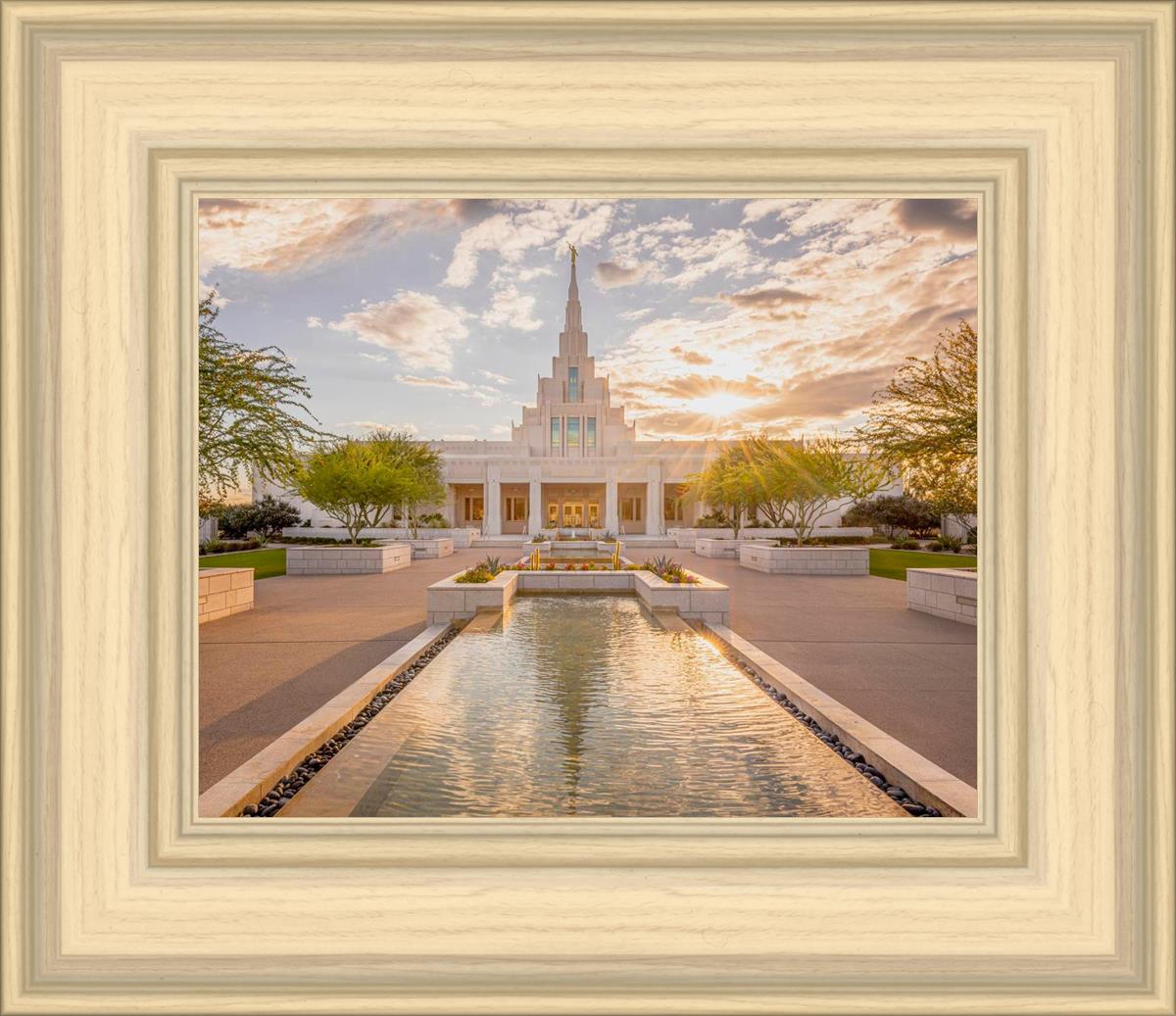 Phoenix Temple Golden Reflections