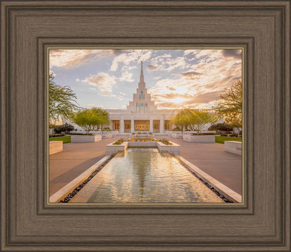 Phoenix Temple Golden Reflections