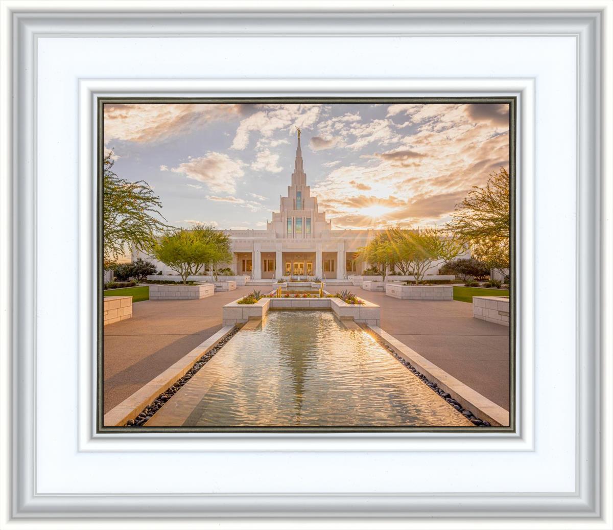 Phoenix Temple Golden Reflections