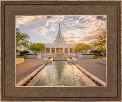 Phoenix Temple Golden Reflections