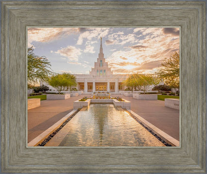 Phoenix Temple Golden Reflections