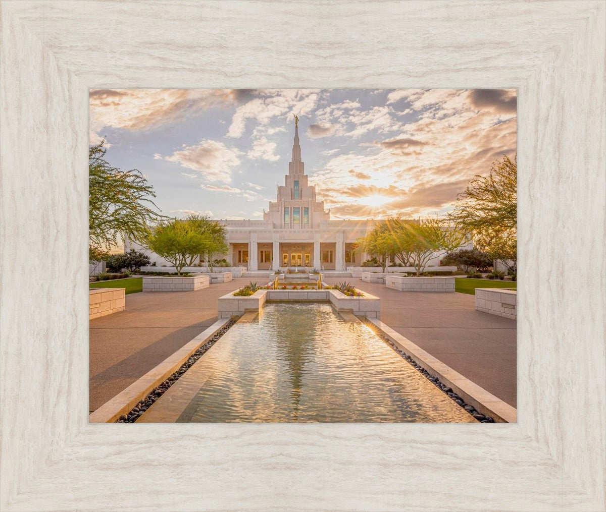 Phoenix Temple Golden Reflections