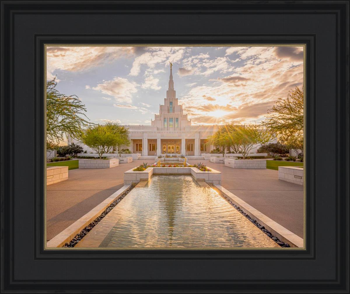 Phoenix Temple Golden Reflections