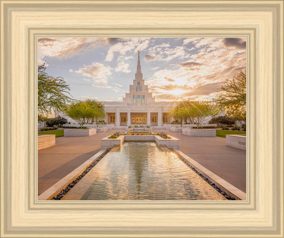 Phoenix Temple Golden Reflections