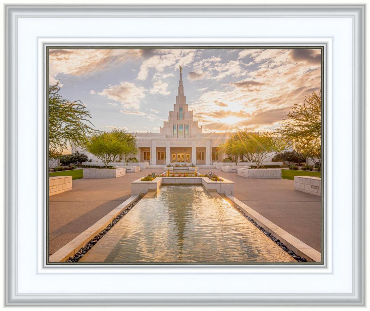 Phoenix Temple Golden Reflections