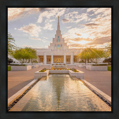 Phoenix Temple Golden Reflections