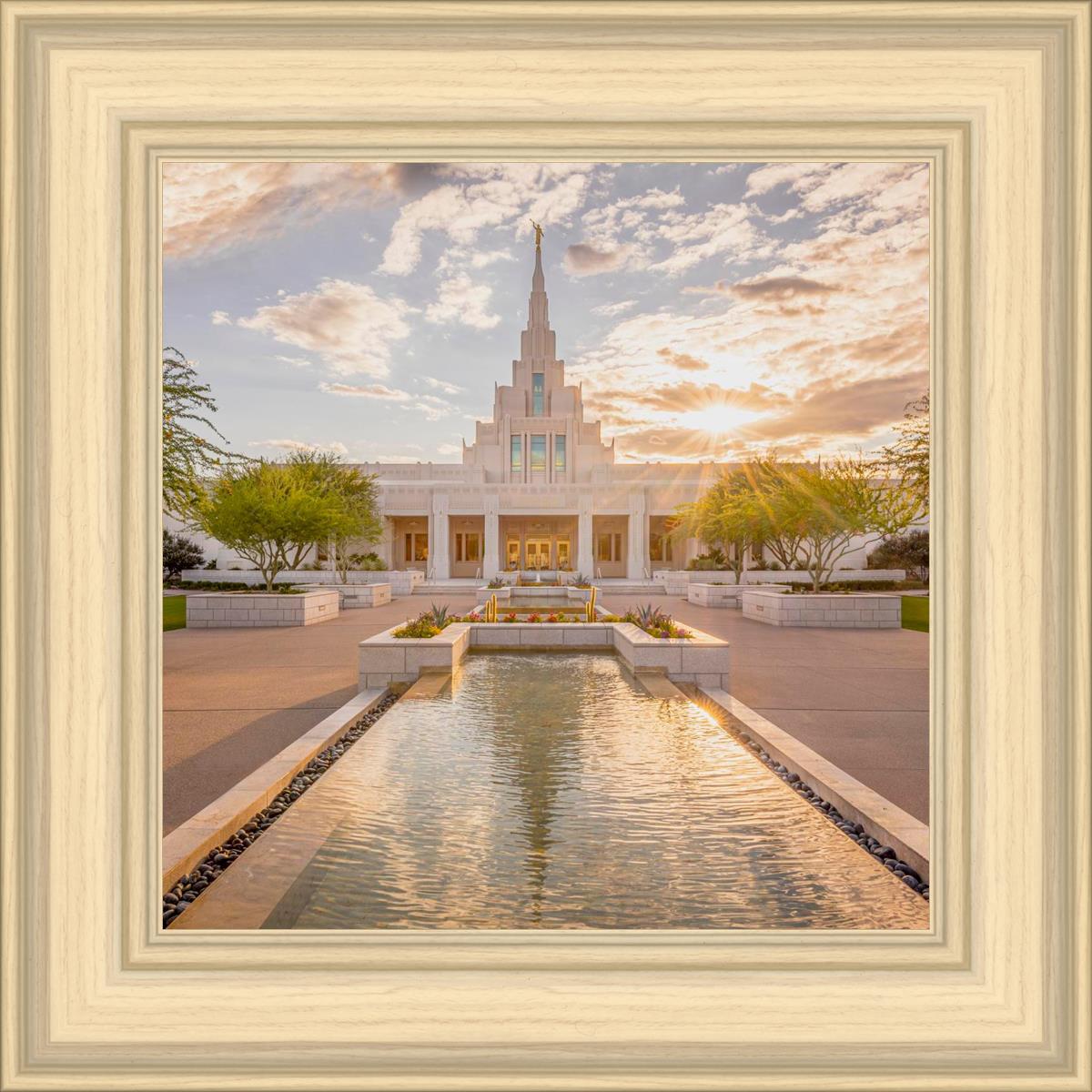 Phoenix Temple Golden Reflections