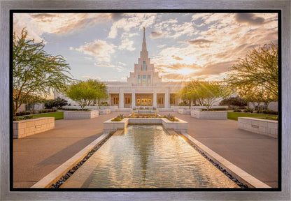 Phoenix Temple Golden Reflections