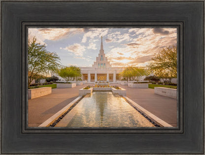 Phoenix Temple Golden Reflections