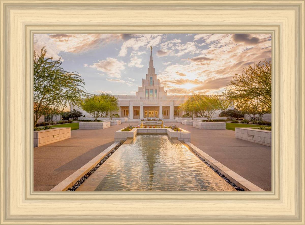 Phoenix Temple Golden Reflections