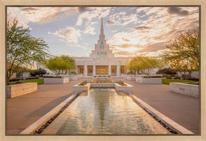 Phoenix Temple Golden Reflections
